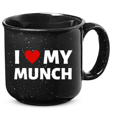 Proud Munch I Love My Munch I Heart My Munch 15oz Campfire Ceramic Mug