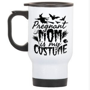 Pregnant Mom Is My Costume Halloween Mother To Be Gift Stainless Steel Travel Mug