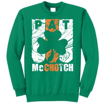 Pat McCrotch Irish Pub Leprechaun Funny St Patricks Day Sweatshirt