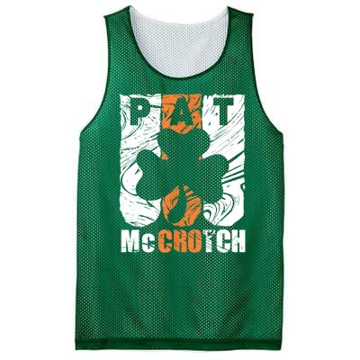 Pat McCrotch Irish Pub Leprechaun Funny St Patricks Day Mesh Reversible Basketball Jersey Tank