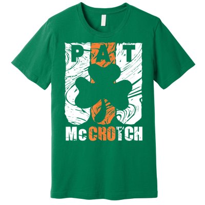 Pat McCrotch Irish Pub Leprechaun Funny St Patricks Day Premium T-Shirt