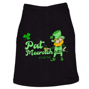 Pat McCrotch Irish Pub Leprechaun Funny St Patricks Day Doggie Tank