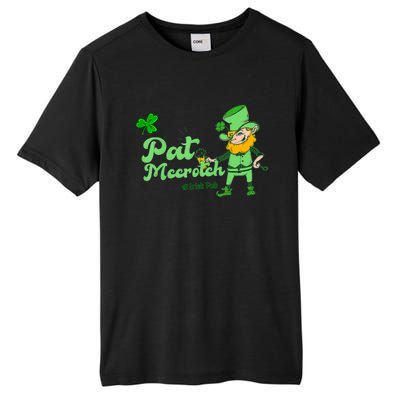 Pat McCrotch Irish Pub Leprechaun Funny St Patricks Day Tall Fusion ChromaSoft Performance T-Shirt