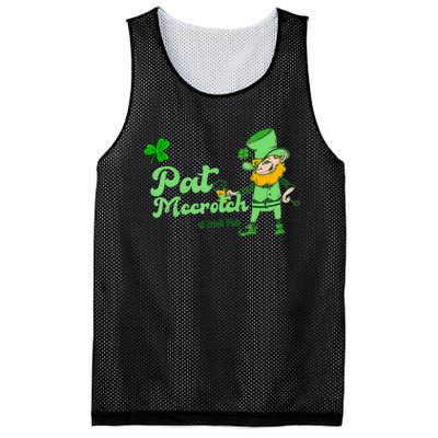 Pat McCrotch Irish Pub Leprechaun Funny St Patricks Day Mesh Reversible Basketball Jersey Tank