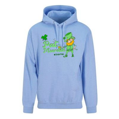 Pat McCrotch Irish Pub Leprechaun Funny St Patricks Day Unisex Surf Hoodie