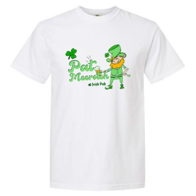 Pat McCrotch Irish Pub Leprechaun Funny St Patricks Day Garment-Dyed Heavyweight T-Shirt