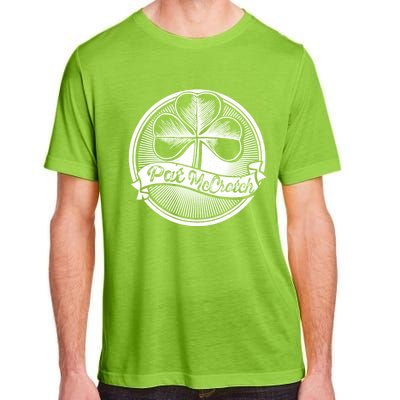 Pat McCrotch Irish Pub Leprechaun Funny St Patricks Day Adult ChromaSoft Performance T-Shirt