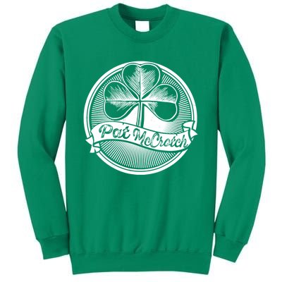 Pat McCrotch Irish Pub Leprechaun Funny St Patricks Day Sweatshirt