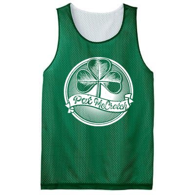 Pat McCrotch Irish Pub Leprechaun Funny St Patricks Day Mesh Reversible Basketball Jersey Tank