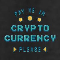 Pay Me In Crypto Currency Please 7 Panel Mesh Trucker Snapback Hat