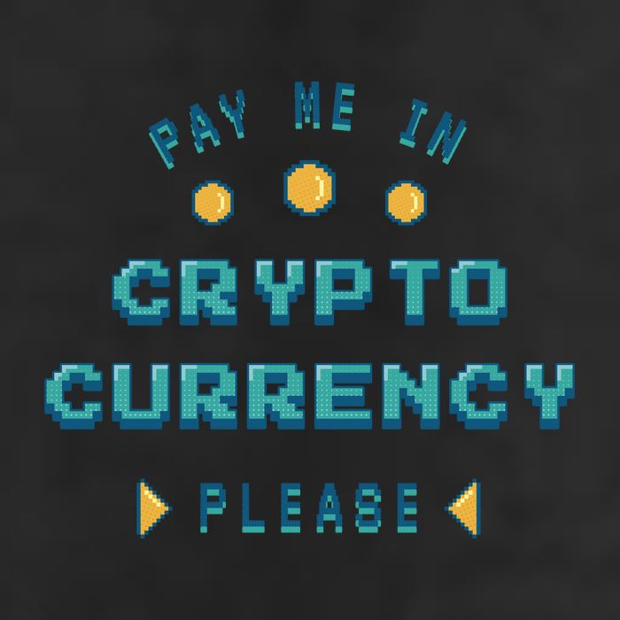 Pay Me In Crypto Currency Please 7 Panel Mesh Trucker Snapback Hat