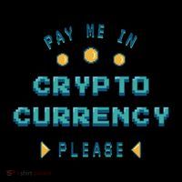 Pay Me In Crypto Currency Please 16 in Basic Backpack