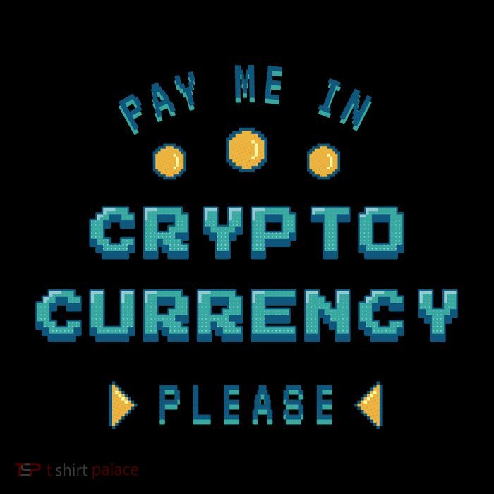 Pay Me In Crypto Currency Please 16 in Basic Backpack