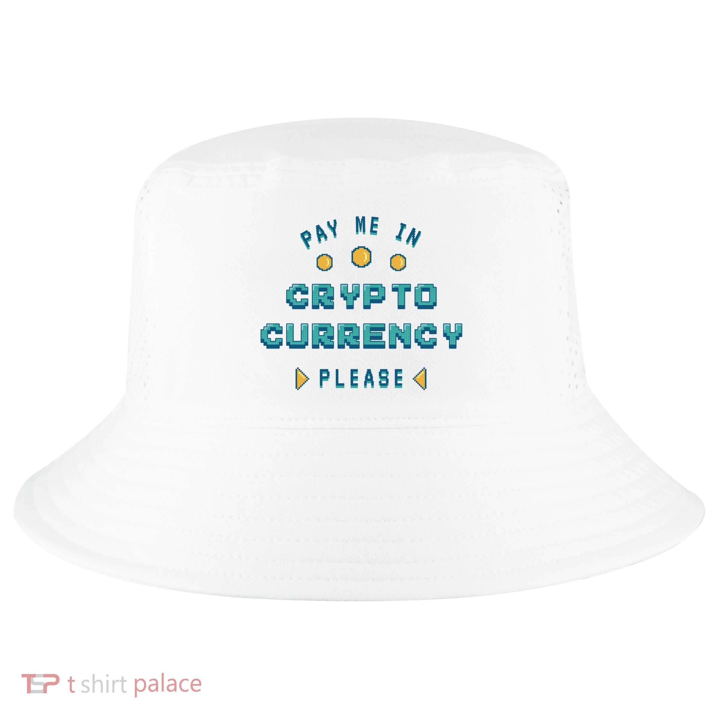 Pay Me In Crypto Currency Please Cool Comfort Performance Bucket Hat