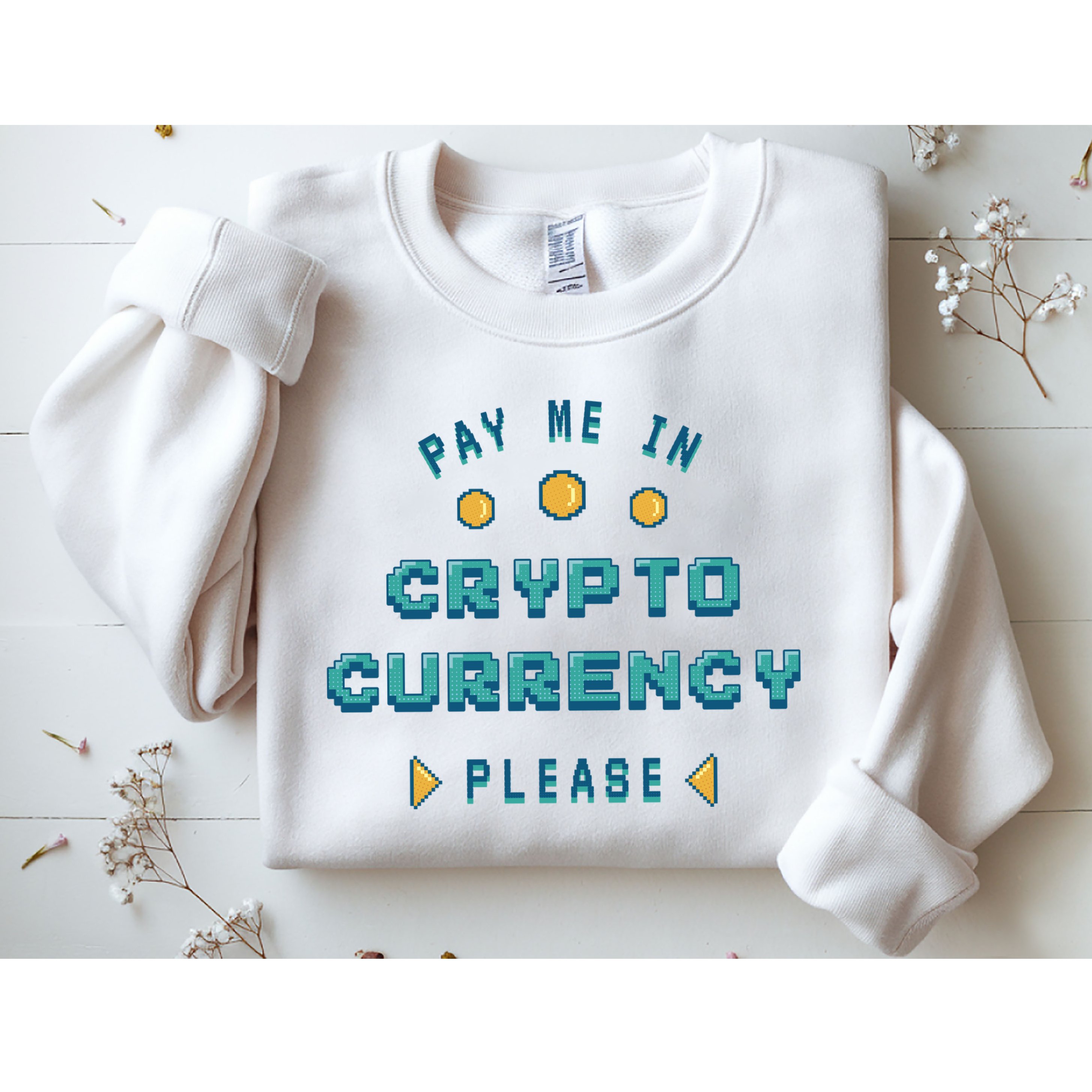 Pay Me In Crypto Currency Please Sweatshirt