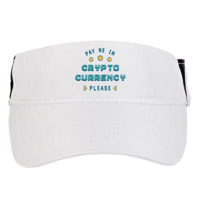 Pay Me In Crypto Currency Please Adult Drive Performance Visor