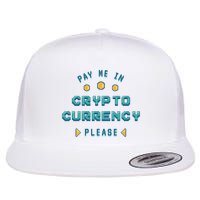 Pay Me In Crypto Currency Please Flatbill Hat
