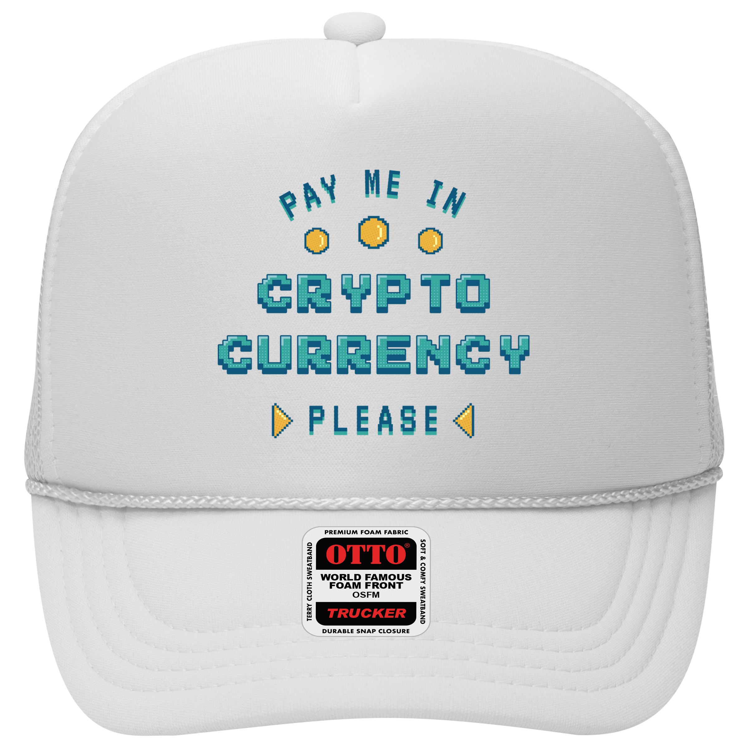 Pay Me In Crypto Currency Please Hat