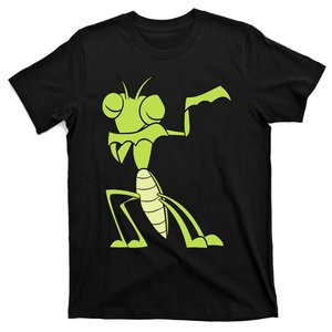 Praying Mantis Insect Grasshopper Dabbing Praying Mantis T-Shirt