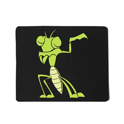 Praying Mantis Insect Grasshopper Dabbing Praying Mantis Mousepad