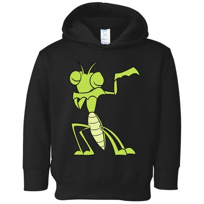 Praying Mantis Insect Grasshopper Dabbing Praying Mantis Toddler Hoodie