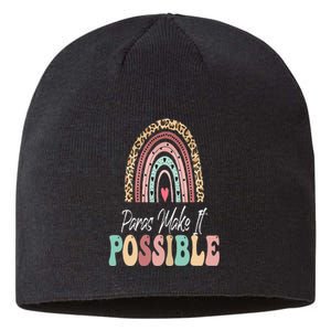 Paras Make It Possible Teacher Paraprofessional Paraeducator Sustainable Beanie