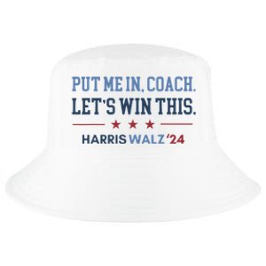 Put Me In Coach Let’S Win This Kamala Harris Walz Waltz 2024 Cool Comfort Performance Bucket Hat