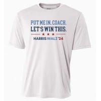 Put Me In Coach Let’S Win This Kamala Harris Walz Waltz 2024 Cooling Performance Crew T-Shirt