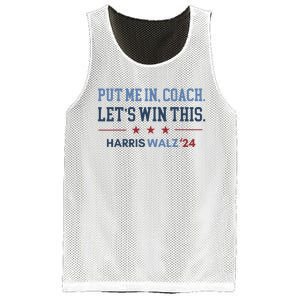 Put Me In Coach Let’S Win This Kamala Harris Walz Waltz 2024 Mesh Reversible Basketball Jersey Tank