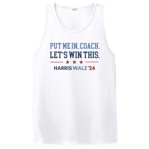 Put Me In Coach Let’S Win This Kamala Harris Walz Waltz 2024 PosiCharge Competitor Tank