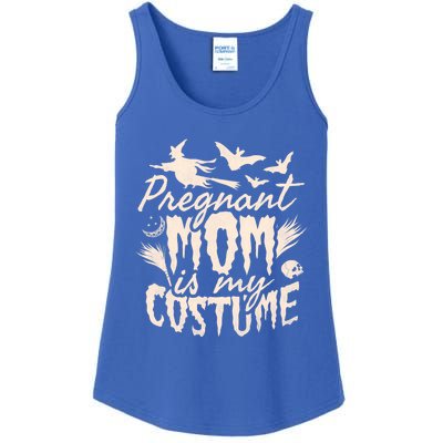 Pregnant Mom Is My Costume Halloween Mother To Be Gift Ladies Essential Tank