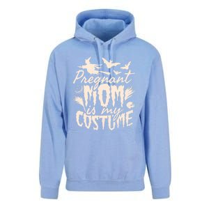 Pregnant Mom Is My Costume Halloween Mother To Be Gift Unisex Surf Hoodie