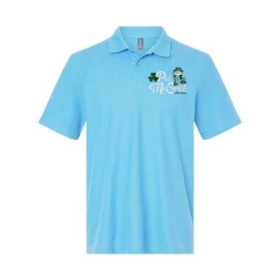 Pats Mccrotch Irish Pub Leprechaun Funny St Patricks Day Softstyle Adult Sport Polo