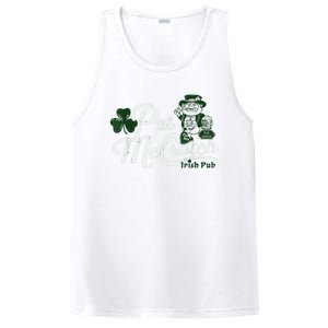 Pats Mccrotch Irish Pub Leprechaun Funny St Patricks Day PosiCharge Competitor Tank