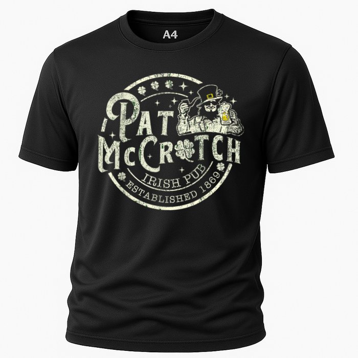 Pat Mccrotch Irish Pub Leprechaun Funny St PatrickS Day Cooling Performance Crew T-Shirt