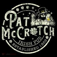 Pat Mccrotch Irish Pub Leprechaun Funny St PatrickS Day City Backpack