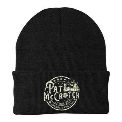 Pat Mccrotch Irish Pub Leprechaun Funny St PatrickS Day Beanie