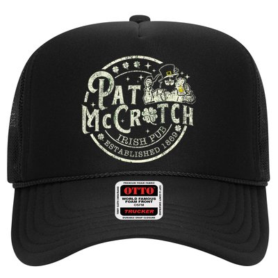 Pat Mccrotch Irish Pub Leprechaun Funny St PatrickS Day Trucker Hat
