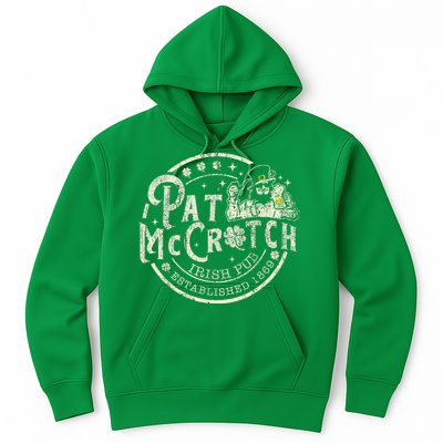 Pat Mccrotch Irish Pub Leprechaun Funny St PatrickS Day Hoodie
