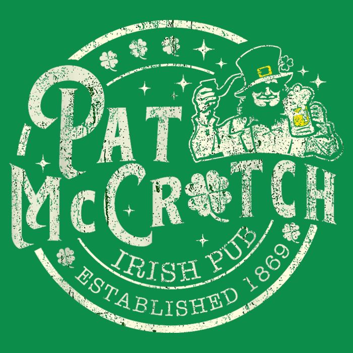 Pat Mccrotch Irish Pub Leprechaun Funny St PatrickS Day Long Sleeve Shirt