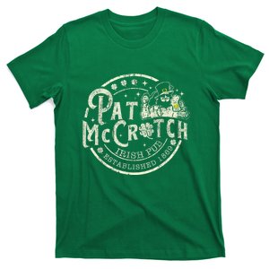 Pat Mccrotch Irish Pub Leprechaun Funny St PatrickS Day T-Shirt