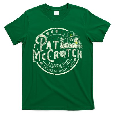 Pat Mccrotch Irish Pub Leprechaun Funny St PatrickS Day T-Shirt