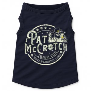 Pat Mccrotch Irish Pub Leprechaun Funny St PatrickS Day Doggie Tank