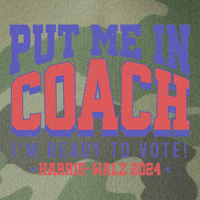 Put Me In Coach IM Ready To Vote! Funny Appreal Legacy Tie Dye Trucker Hat