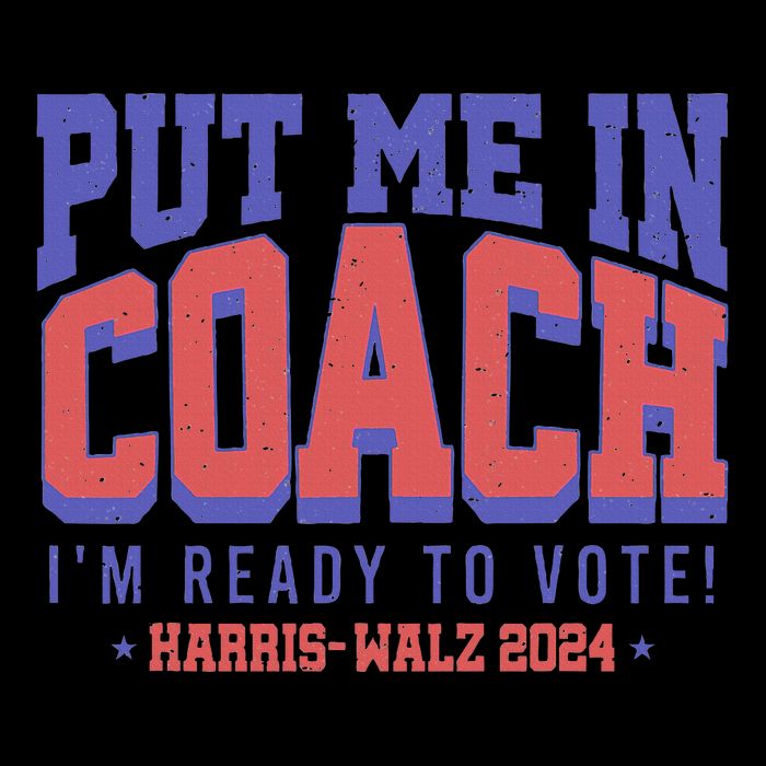 Put Me In Coach IM Ready To Vote! Funny Appreal Performance Shirt