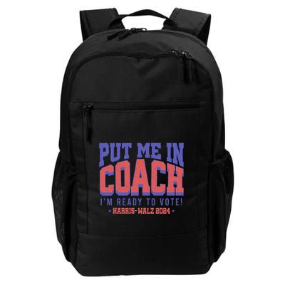 Put Me In Coach IM Ready To Vote! Funny Appreal Backpack
