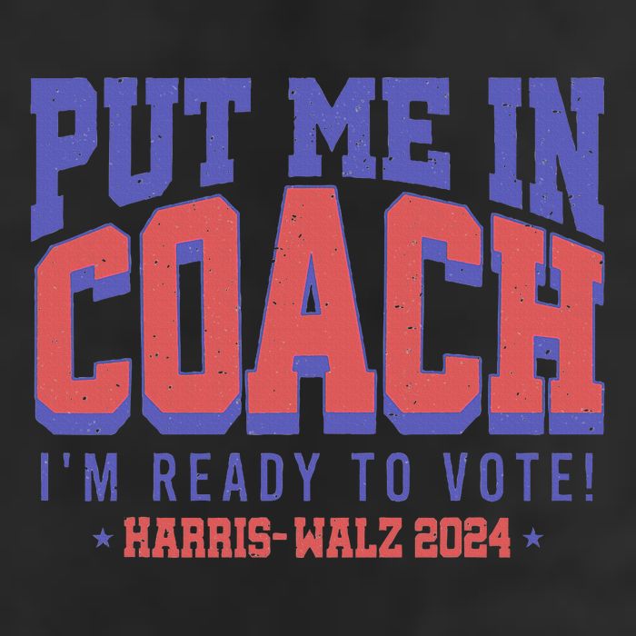 Put Me In Coach IM Ready To Vote! Funny Appreal Golf Towel