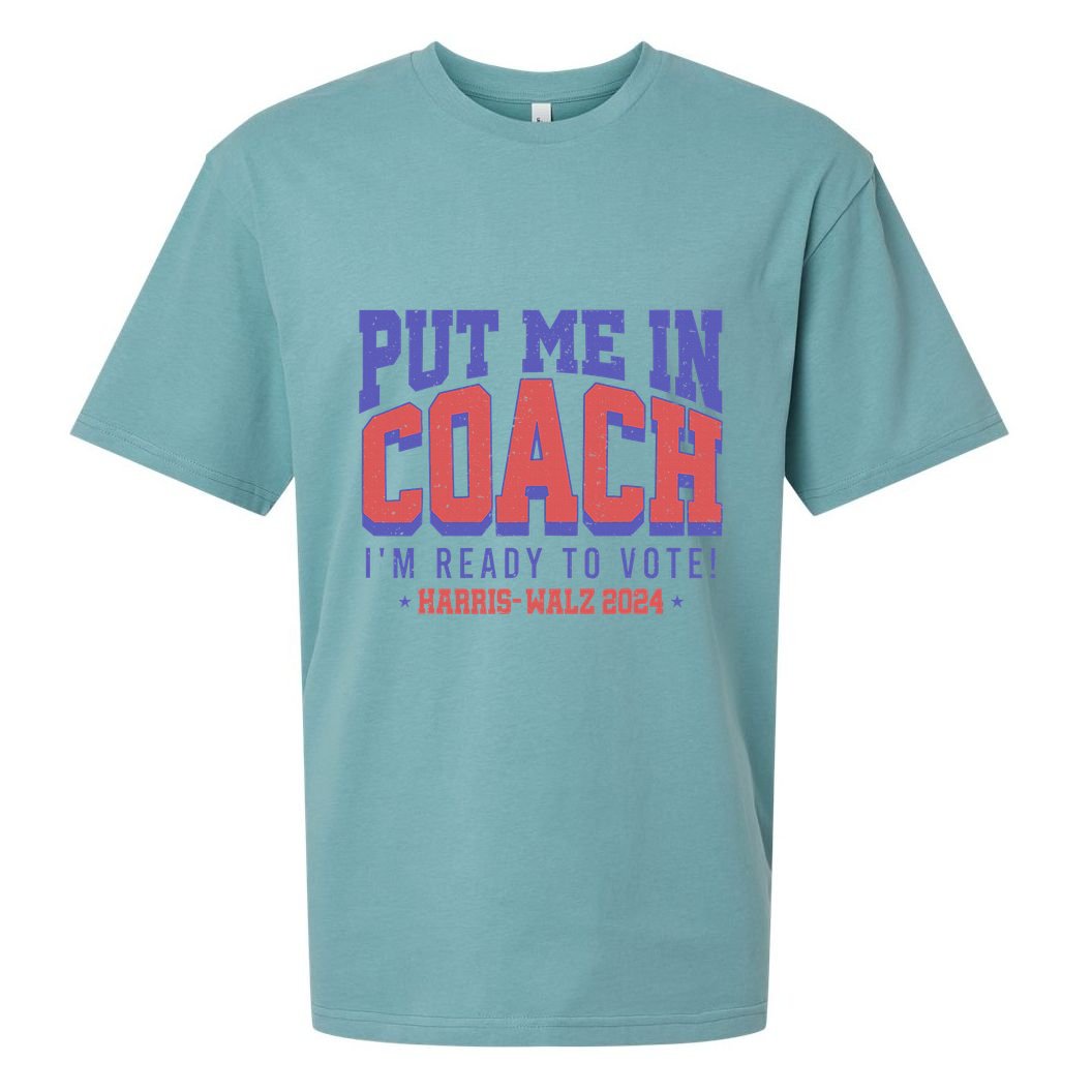 Put Me In Coach IM Ready To Vote! Funny Appreal Sueded Cloud Jersey T-Shirt