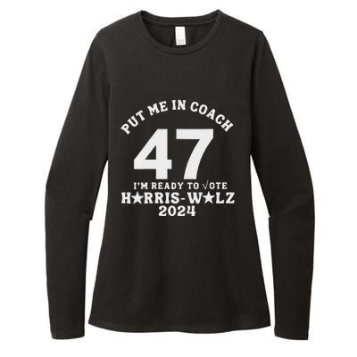 Put Me In Coach 47 Im Ready To Vote Womens CVC Long Sleeve Shirt