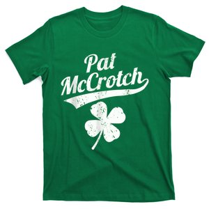 Pats Mccrotch Irish Pub Leprechaun Funny St Patricks Day T-Shirt